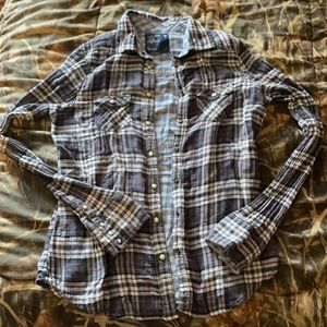 American eagle button up flannel